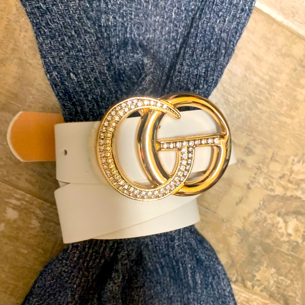 White & Gold Belt